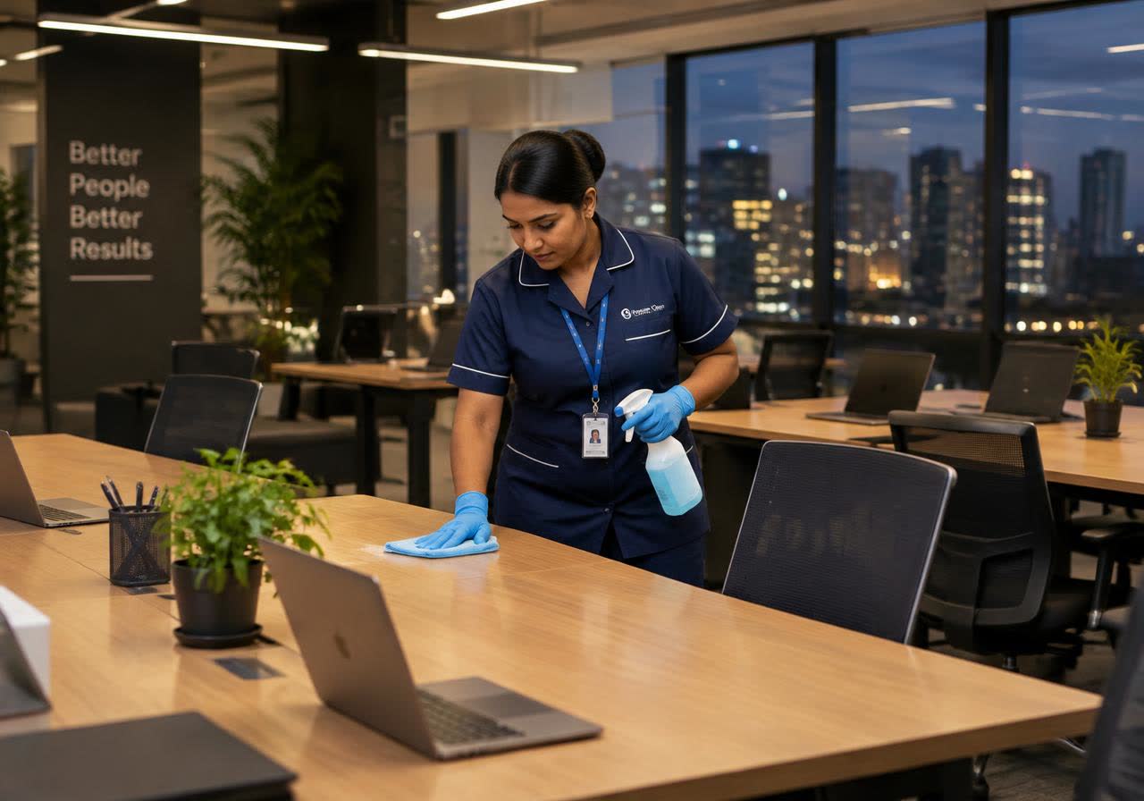 Büro- und Gewerbereinigung – Symbolbild